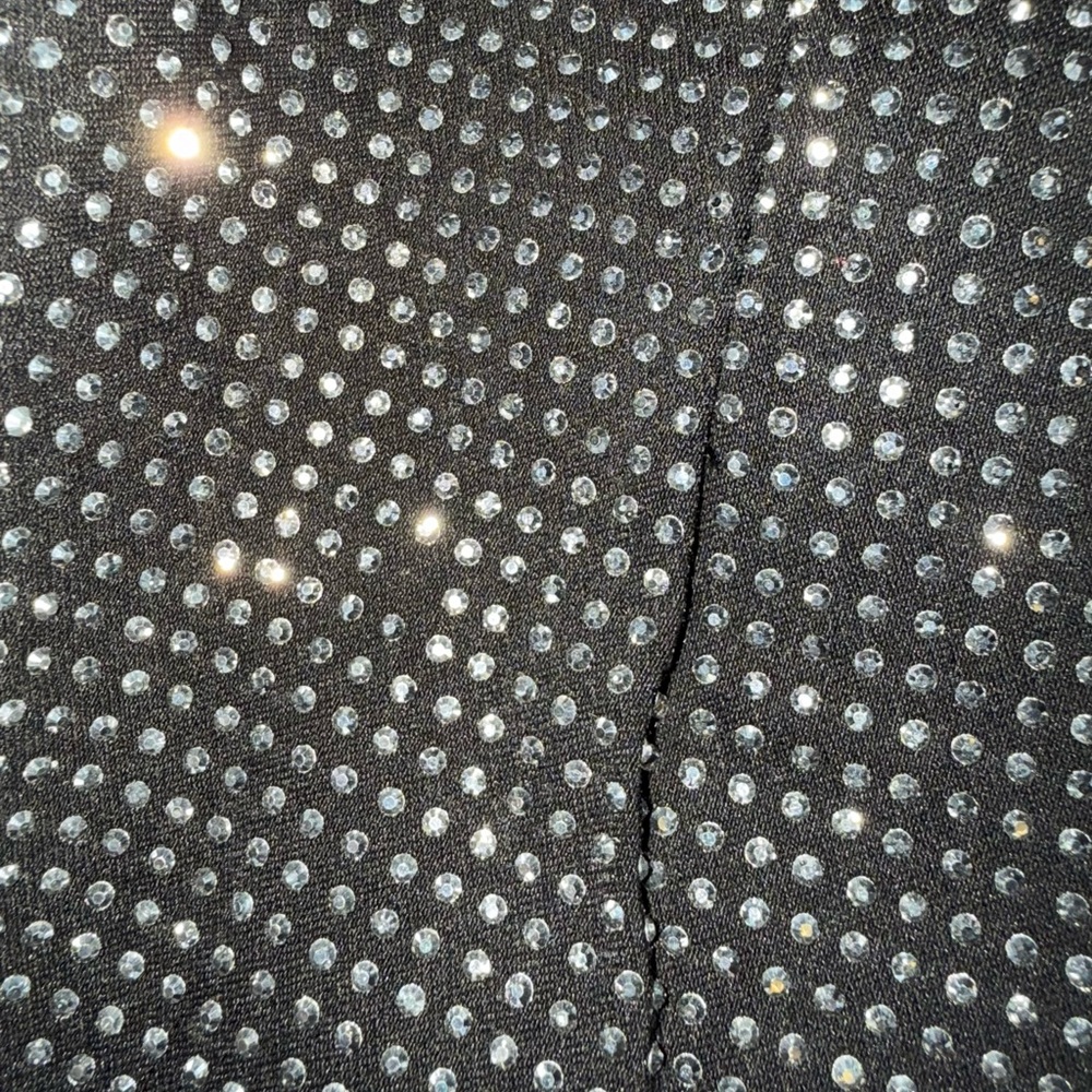 Fashion Nova Black and Silver Studded Shorts - Picture 5 of 7
